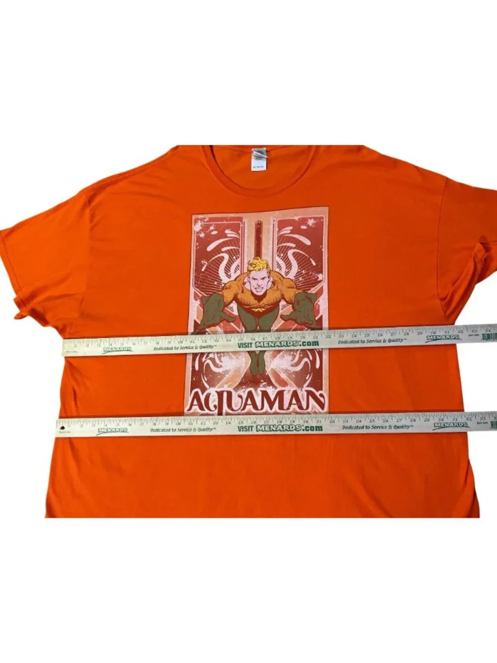 DC Comics Aquaman Graphic T-Shirt 5XL Big Man 100% Cotton Used